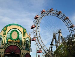 Prater, le parc d'attraction de Vienne